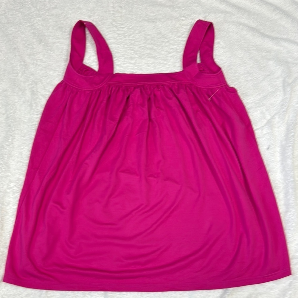 Rebecca Minkoff Smocked Pink Sleeveless summer tank
